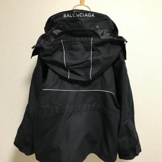 バレンシアガ(Balenciaga)のBALENCIAGA Logo-print hoodedshell jacket(ブルゾン)