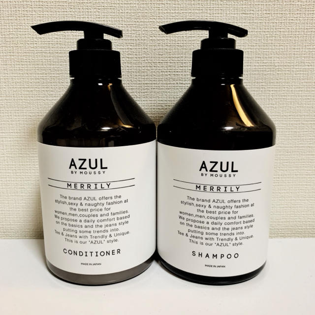AZUL by MOUSSY 日本人気超絶の コンディショナー 70％OFF シャンプー ハンドソープ