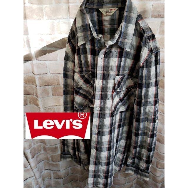 Levi's(リーバイス)の【良品】LEVIS リーバイス RedTab レッドタブ チェックシャツ　M メンズのトップス(シャツ)の商品写真