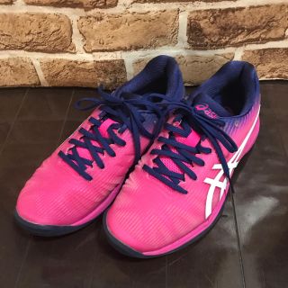 アシックス(asics)のアシックス テニスシューズ  24.5(24)(シューズ)