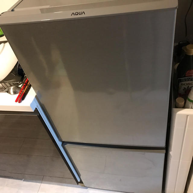 AQUA 冷蔵庫 【美品】AQR-13G-S 2018年式 冷蔵庫