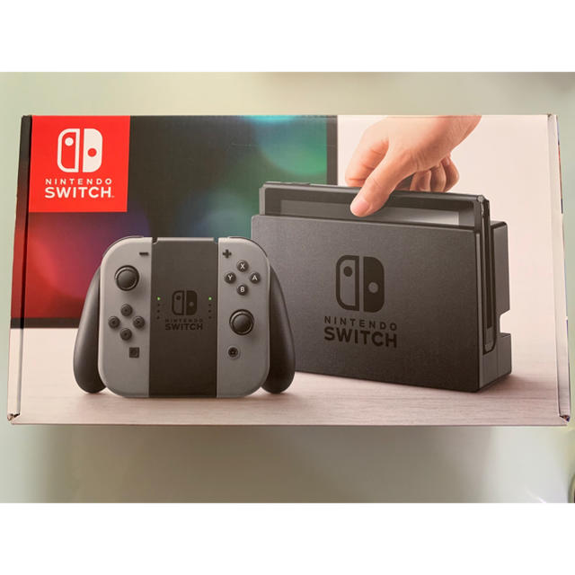 任天堂(ニンテンドウ)の任天堂スイッチ　グレー　新品未使用 エンタメ/ホビーのゲームソフト/ゲーム機本体(家庭用ゲーム機本体)の商品写真