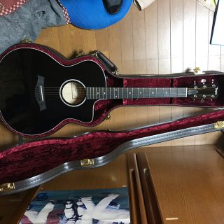 テイラーデザイン(Taylor Design)のテイラー214CE DLX BLK 2019年製　ほぼ新品　home様専用(アコースティックギター)