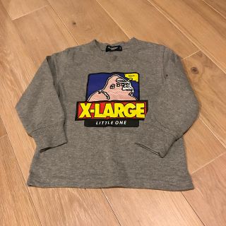 エクストララージ(XLARGE)のX-LARGE KIDS グレー　ロンT 100㎝(Tシャツ/カットソー)