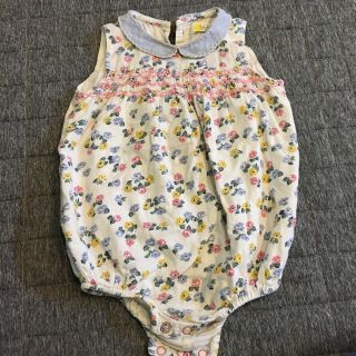 ボーデン(Boden)のbaby boden 6-12M 襟付きロンパース  80(ロンパース)