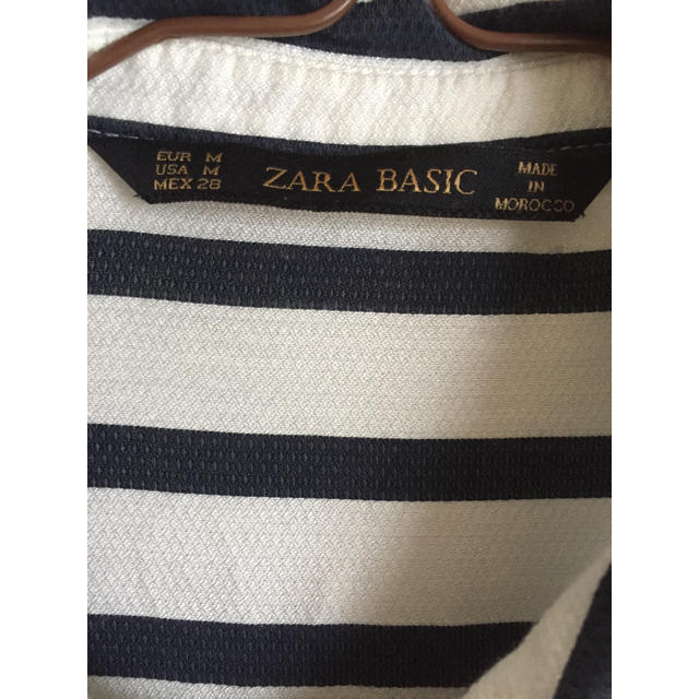 ZARA(ザラ)のザラ ロングシャツワンピース M レディースのトップス(シャツ/ブラウス(長袖/七分))の商品写真