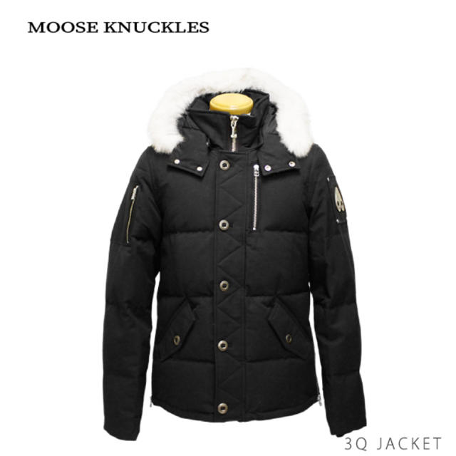 CANADA GOOSE(カナダグース)のMOOSEKNUCKLES ムースナックルズ 3Q ダウンジャケット ブラック  メンズのジャケット/アウター(ダウンジャケット)の商品写真