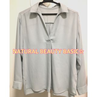 ナチュラルビューティーベーシック(NATURAL BEAUTY BASIC)の【NATURAL BEAUTY BASIC】ゆったりブラウス(シャツ/ブラウス(長袖/七分))