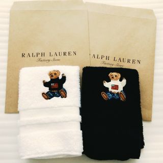 ラルフローレン(Ralph Lauren)の【新品】ラルフローレン ポロベア タオルハンカチ(ハンカチ)