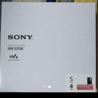 ソニー(SONY)のソニー　ウォークマン NW-S313K ピンク
4GB スピーカー付きモデル(ポータブルプレーヤー)