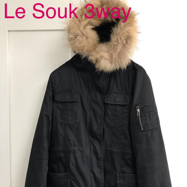 Le souk(ルスーク)の【3wayの着こなし】Le Souk モッズコート  レディースのジャケット/アウター(モッズコート)の商品写真