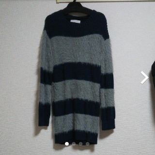 セシルマクビー(CECIL McBEE)の美品!!CECILMcBEEニット＆ファーワンピース(ニット/セーター)