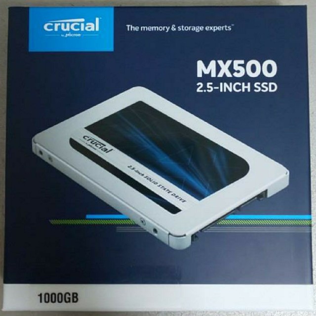 ●新品　Crucial CT1000MX500SSD1/JP　SSD 1TB