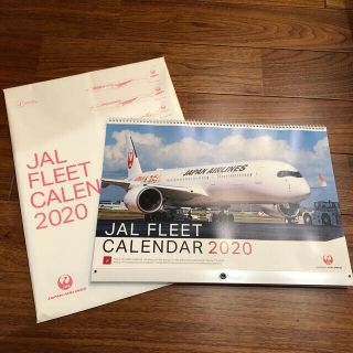 ジャル(ニホンコウクウ)(JAL(日本航空))の【新品未使用】JALオリジナル 壁掛けカレンダー2020(カレンダー/スケジュール)