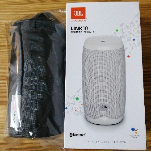 （未開封品）音声認識対応ポータブルスピーカーLINK10（キャリーケース付き）