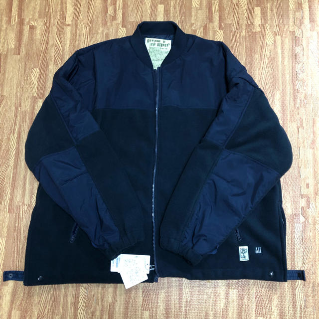 SSZ AH  NYPD FLEECE NAVY Lナイロンジャケット