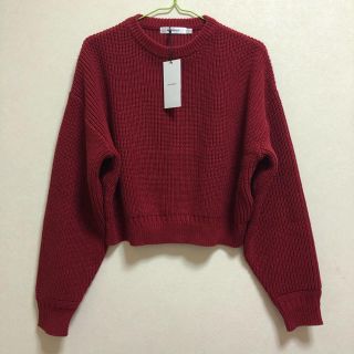 マウジー(moussy)のタグ付き✨L/S RIB KNIT(ニット/セーター)