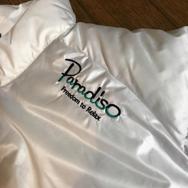 Paradiso(パラディーゾ)のケン様♪専用　Paradiso ダウンジャケット　白　Lサイズ メンズのジャケット/アウター(ダウンジャケット)の商品写真