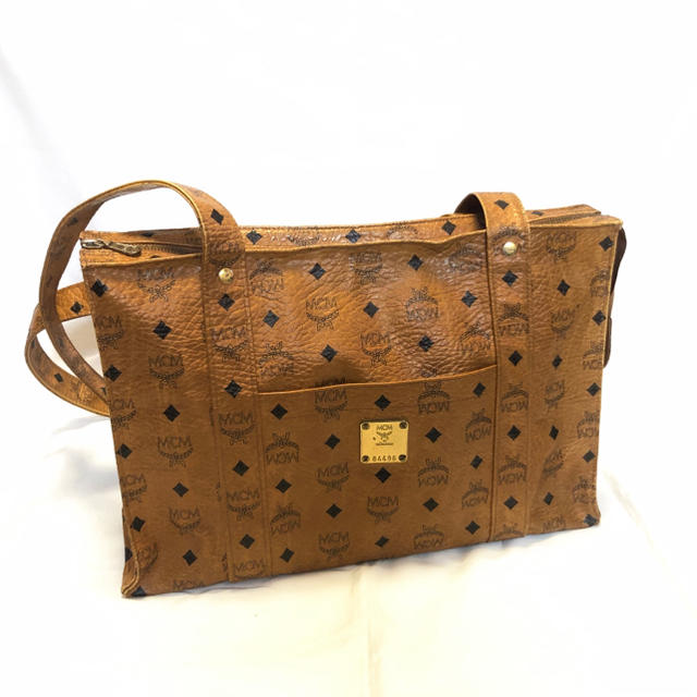 値下げ中！【USED】MCM  モノグラム ショルダートートバッグ