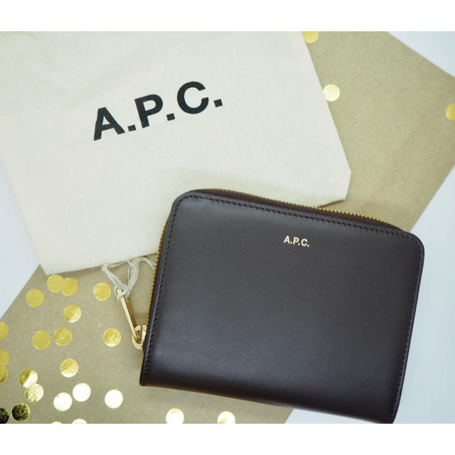 株式会社CRESCE アーペーセー(APC) 二つ折り財布　Emmanuelle ダークブラウン