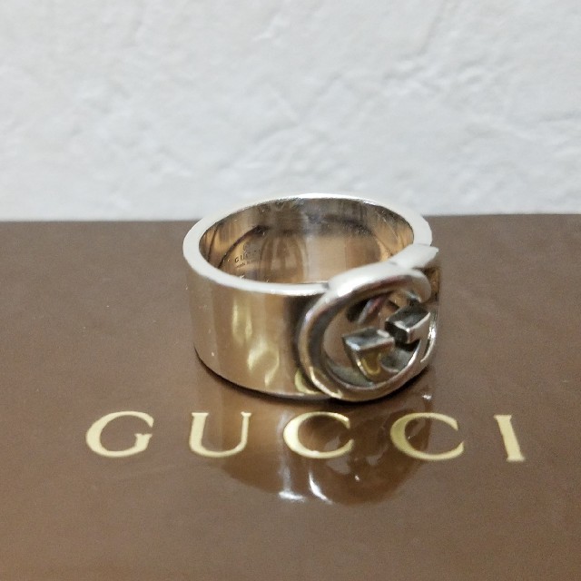 Gucci(グッチ)の[くぅーたん様 11月中旬までお取り置き] GUCCI  リング 19号 メンズのアクセサリー(リング(指輪))の商品写真