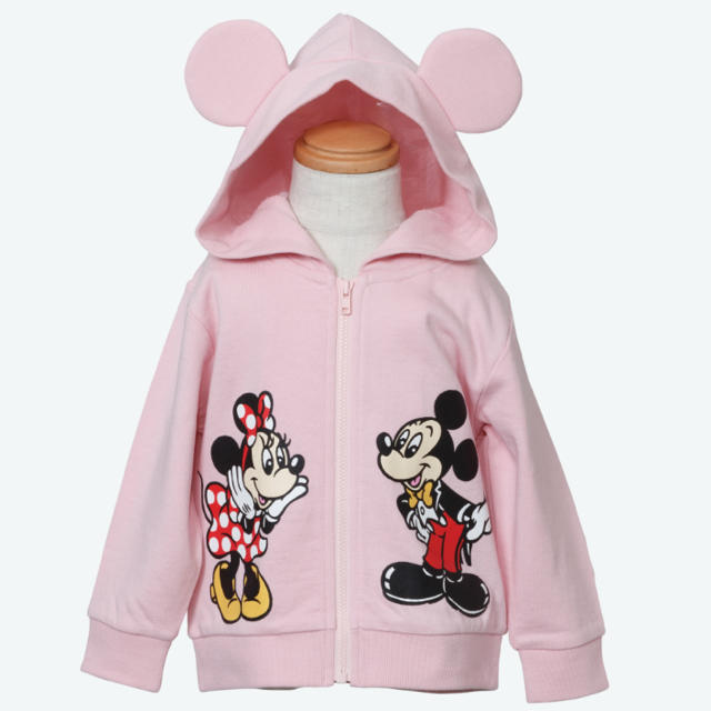 Disney(ディズニー)のチームディズニー ベビーパーカー ディズニー限定  キッズ/ベビー/マタニティのキッズ服女の子用(90cm~)(カーディガン)の商品写真