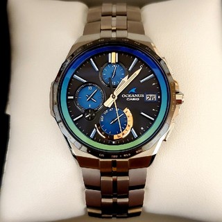 カシオ(CASIO)の美品 オシアナスマンタ s5000c 最新型 15周年記念限定品(腕時計(アナログ))