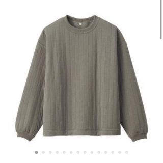 ムジルシリョウヒン(MUJI (無印良品))のMUJI LABO キルティングプルオーバー　S〜M(Tシャツ/カットソー(七分/長袖))