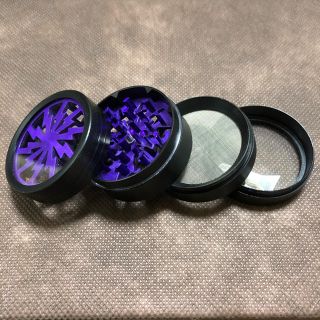 喫煙具　グラインダー52mm パープル(タバコグッズ)