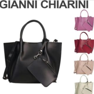 ドゥーズィエムクラス(DEUXIEME CLASSE)の美品GIANNI CHIARINI ジャンニキャリーニ  ハンドバッグ(ハンドバッグ)