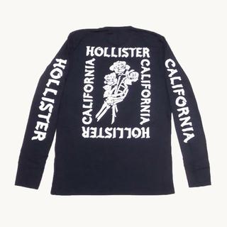 ホリスター(Hollister)の★新品★ホリスター★ローズプリント長袖Tシャツ (Navy/XL)(Tシャツ/カットソー(七分/長袖))