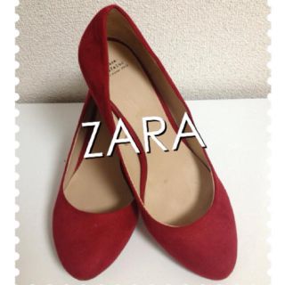 ザラ(ZARA)の☆ZARA☆ REDパンプス(ハイヒール/パンプス)