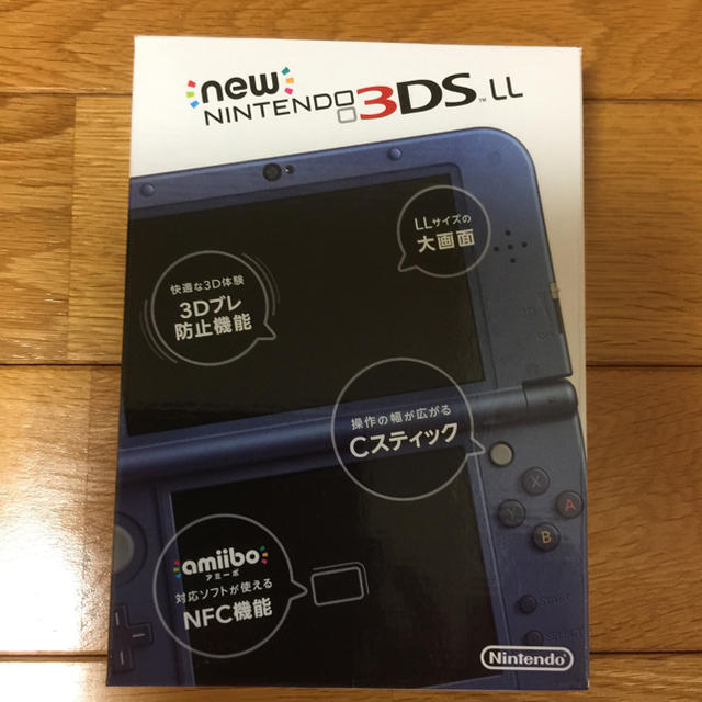 new NINTENDO 3DS LLメタリックブルー