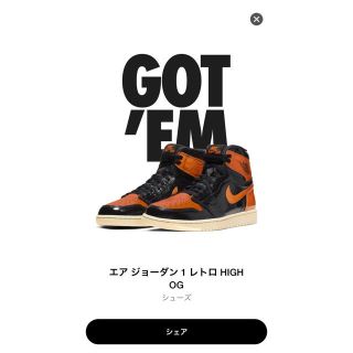 ナイキ(NIKE)のNike Air Jordan 1 Retro High 27.5cm(スニーカー)