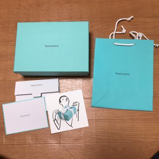 ティファニー(Tiffany & Co.)のティファニー 空箱 ショップ袋 ポストカード(ショップ袋)