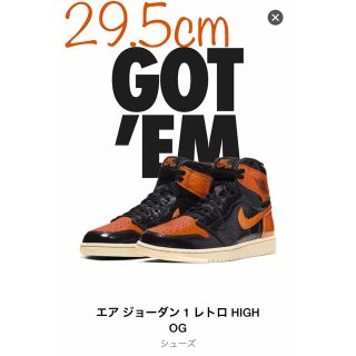 ナイキ(NIKE)のエアジョーダン1 Shattered Backboard 29.5(スニーカー)