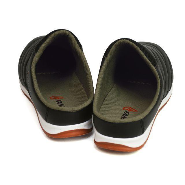 【新品】メンズ サンダル サボサンダル スリッポン ブラック 24.5~25cm メンズの靴/シューズ(サンダル)の商品写真