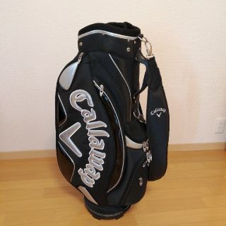 キャロウェイ(Callaway)のcallaway キャディーバッグブラック/シルバー 9.0(47インチ) 中古(バッグ)