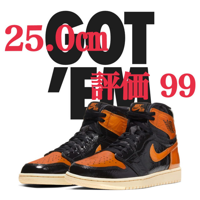 NIKE(ナイキ)のAIR JORDAN 1 SHATTERED BACKBOARD 3.0 メンズの靴/シューズ(スニーカー)の商品写真