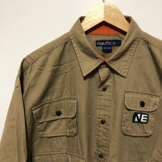 ノーティカ(NAUTICA)の90s nautica アウトドア ハンティング フィッシング シャツ(シャツ)