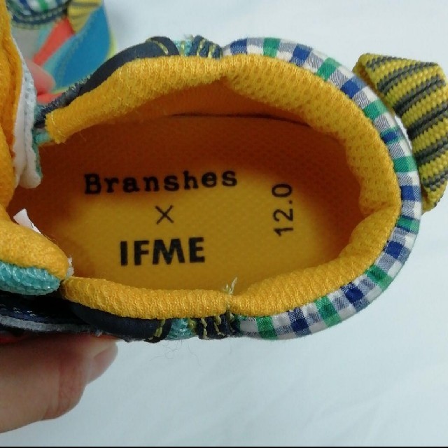 Branshes(ブランシェス)のIFME　ベビーシューズ　 キッズ/ベビー/マタニティのベビー靴/シューズ(~14cm)(スニーカー)の商品写真