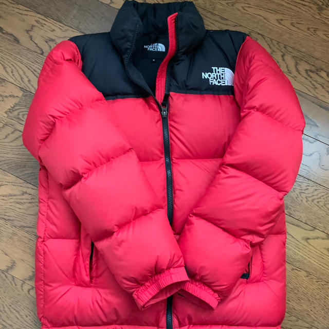 THE NORTH FACE ヌプシジャケット レッド Sサイズ ノース - ダウン ...