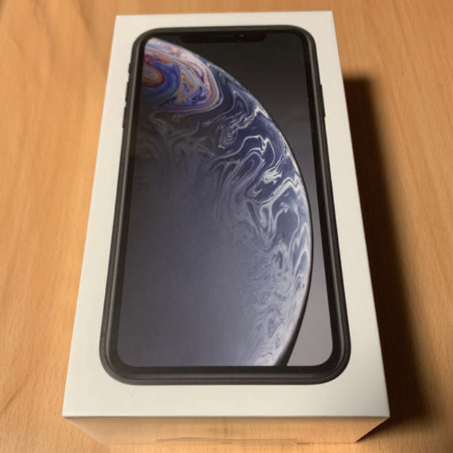 純正クオリティ 【未開封品】iPhone XR 黒 SIMロック解除済 ...