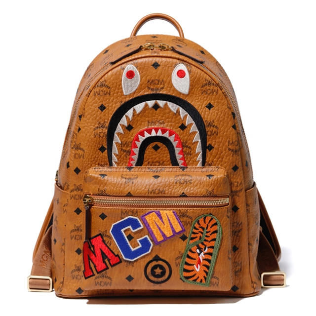 A BATHING APE - MCM X BAPE® SHARK STARK BACKPACKの通販 by