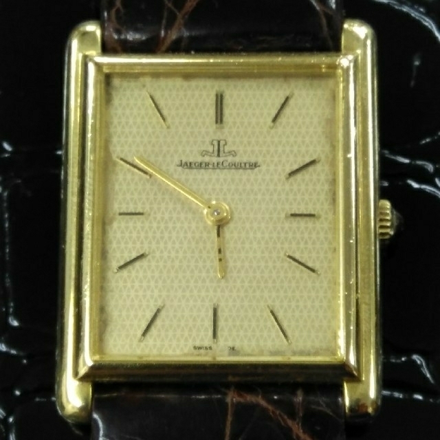 Jaeger-LeCoultre(ジャガールクルト)の【専用】1833年創業 ジャガールクルト K18 金無垢 手巻き アンティーク メンズの時計(腕時計(アナログ))の商品写真