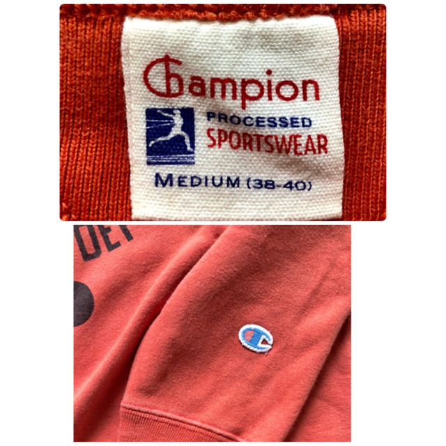 Champion(チャンピオン)の送料無料☆Champion スウェットトレーナー C3-C009 オレンジ M メンズのトップス(スウェット)の商品写真