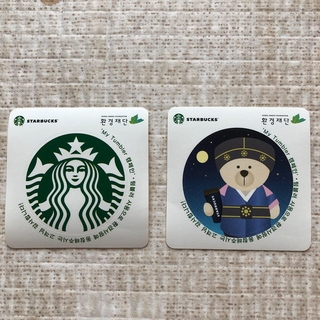 スターバックスコーヒー(Starbucks Coffee)の韓国スターバックスステッカー(しおり/ステッカー)