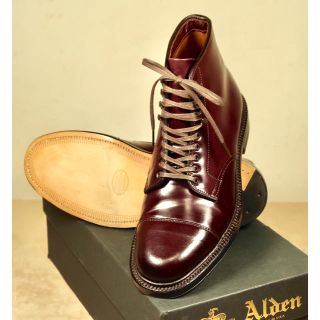 Alden オールデン キャップトゥ コンビ  US7.0 25cm 極美品