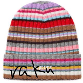 シュプリーム(Supreme)のsupreme Cashmere Beanie カシミア multicolor(ニット帽/ビーニー)