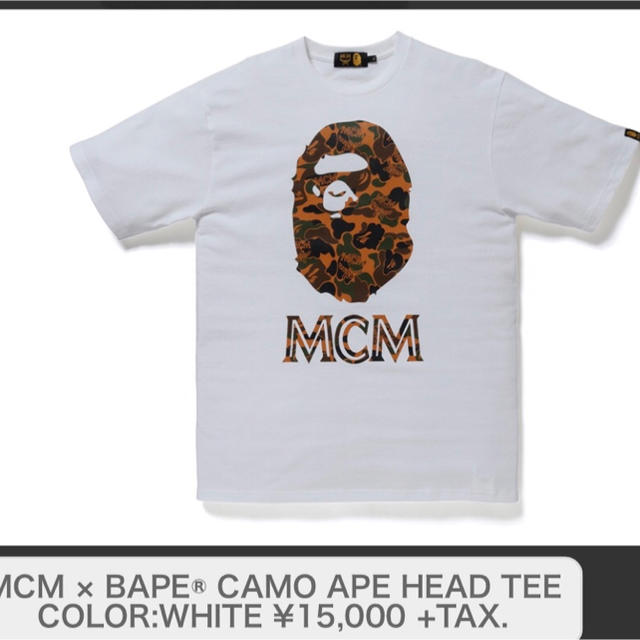 メンズBAPE MCM BY BATHING TEE